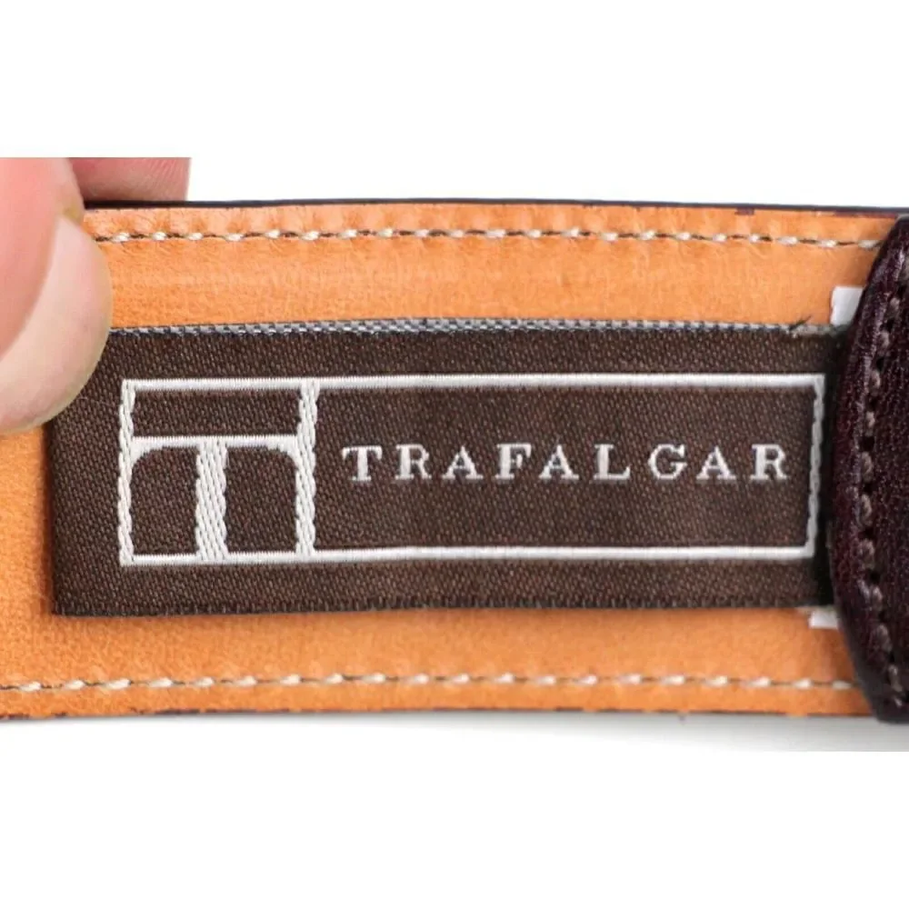 Trafalgar BROWN GENUINE LEATHER 1 1/8